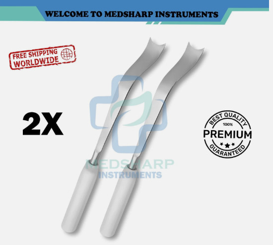 Muller Forked Femoral Retractor 28mm Orthopedic Mueller Type Dislocation Lever