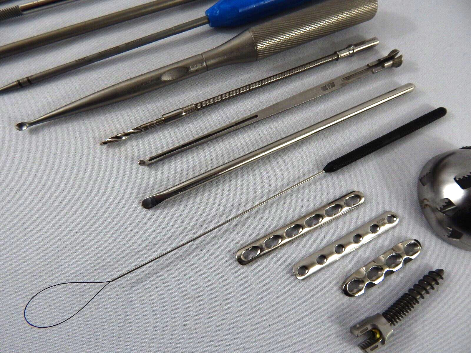 LOT OF 15 STRYKER,RICHARDS,ZIMMERR,S&N,SYNS ORTHOPEDICS INSTRUMENTS QTY-15