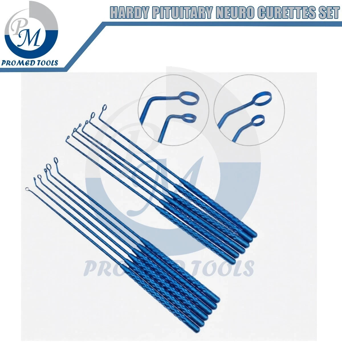 Hardy Pituitary Neuro Curettes Set Of 11 Surgical Instruments Transsphenoidal