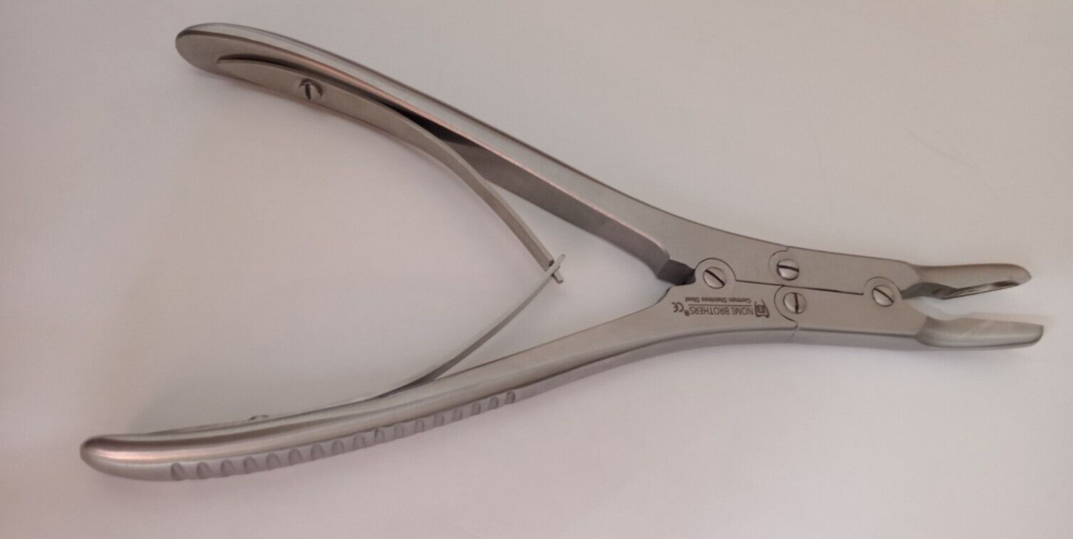 Ruskin Bone Rongeur 7.50″ Curved Double Action Stainless Steel German Grade