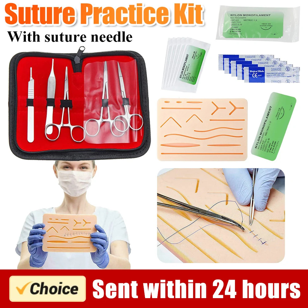 Suture Practice Kit for Medical Students – 1-4 Set Surgical Training Tools