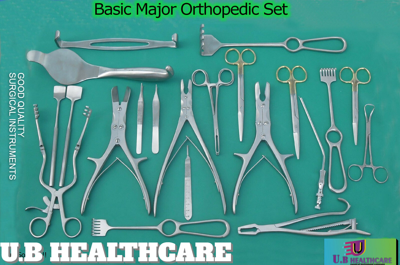 Basic Major Orthopedic Set Surgical Instruments UB-10