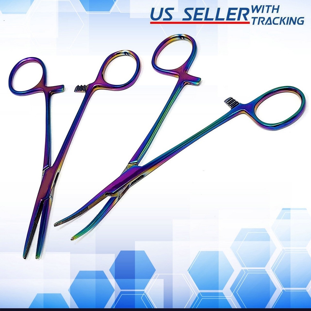 O.R PREMIUM GRADE KELLY HEMOSTAT FORCEPS 5.5” STR+ CRV SURGICAL INSTRUMENTS