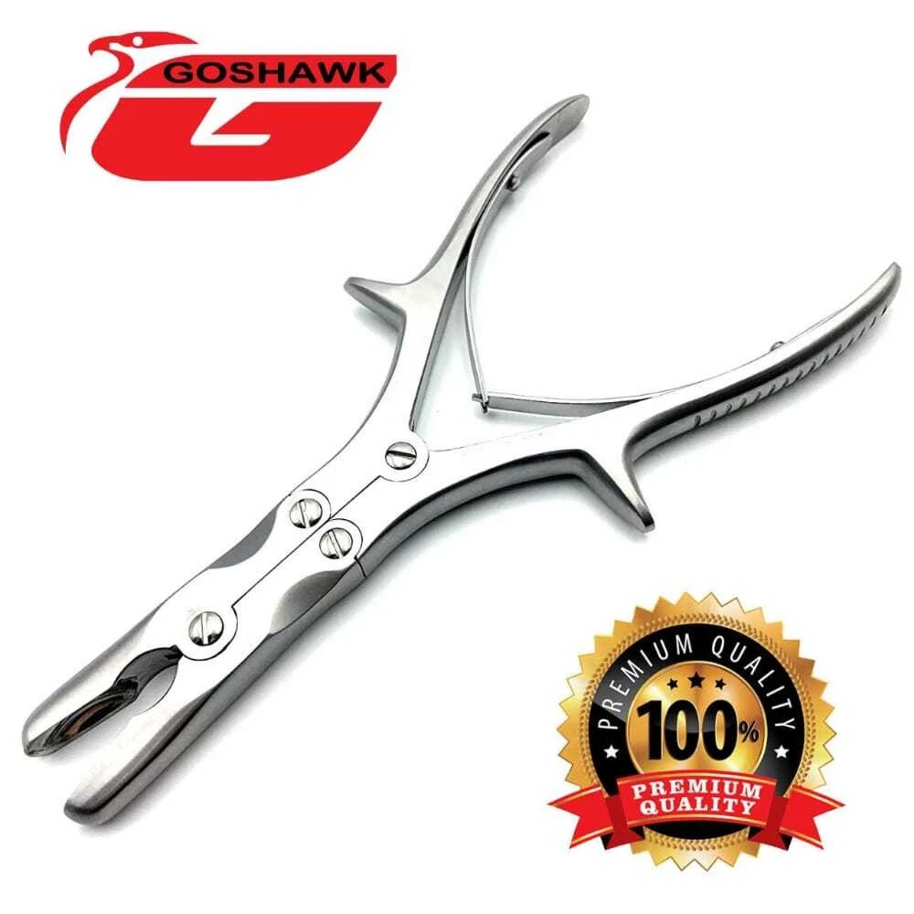 Stille Luer Double Action Bone Rongeur Curved 27 cm Orthopedic Instrument