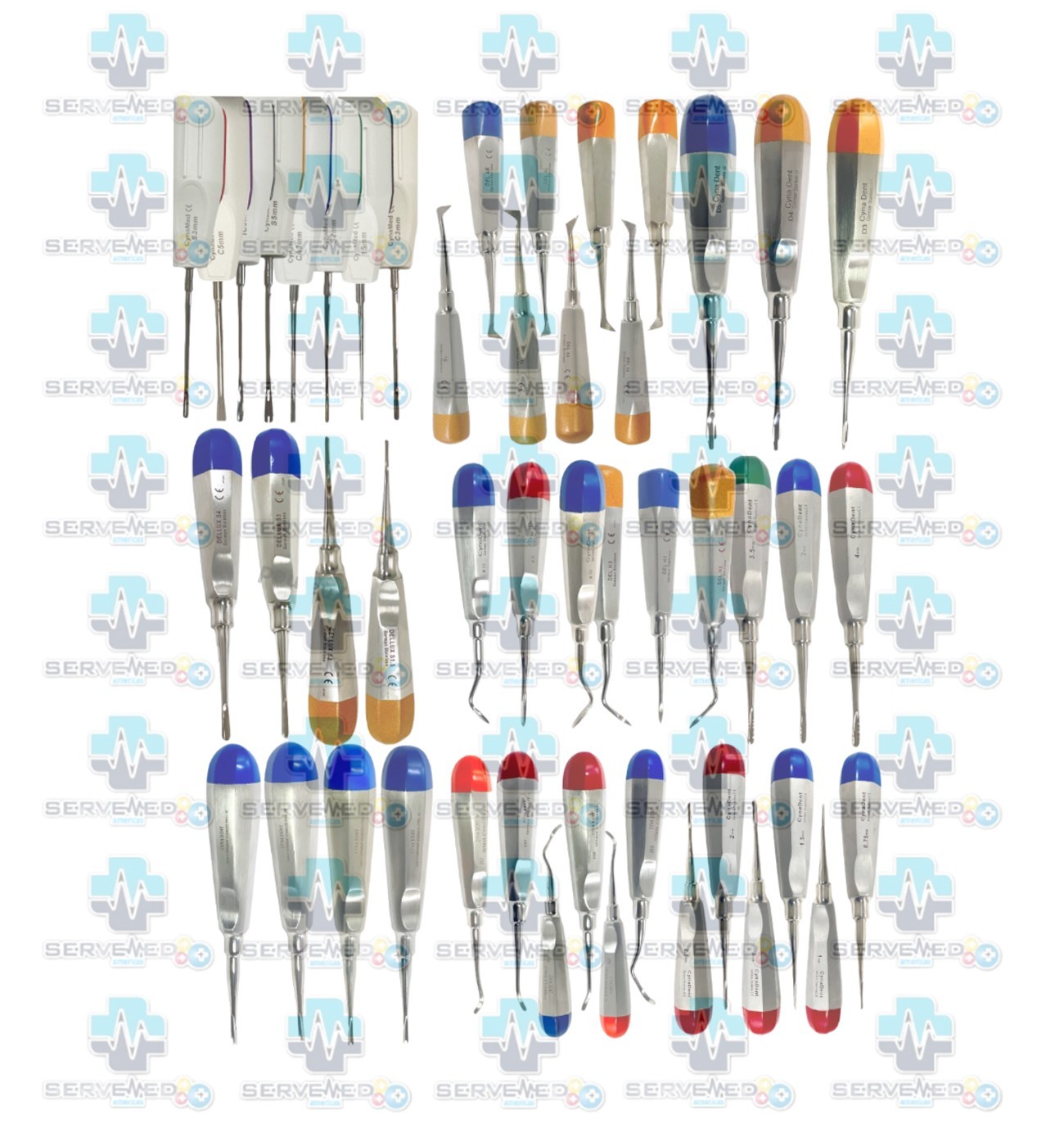 Dental Elevators Tooth Extraction Luxating Root Tip Cryer Implant Dental German