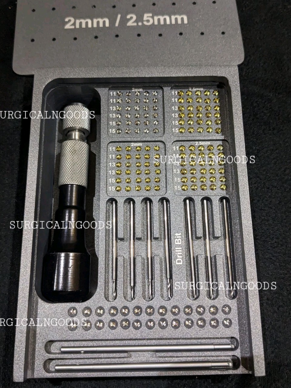 Mini Screws & Driver Maxillofacial 2.0/2.5mm Micro Titanium System