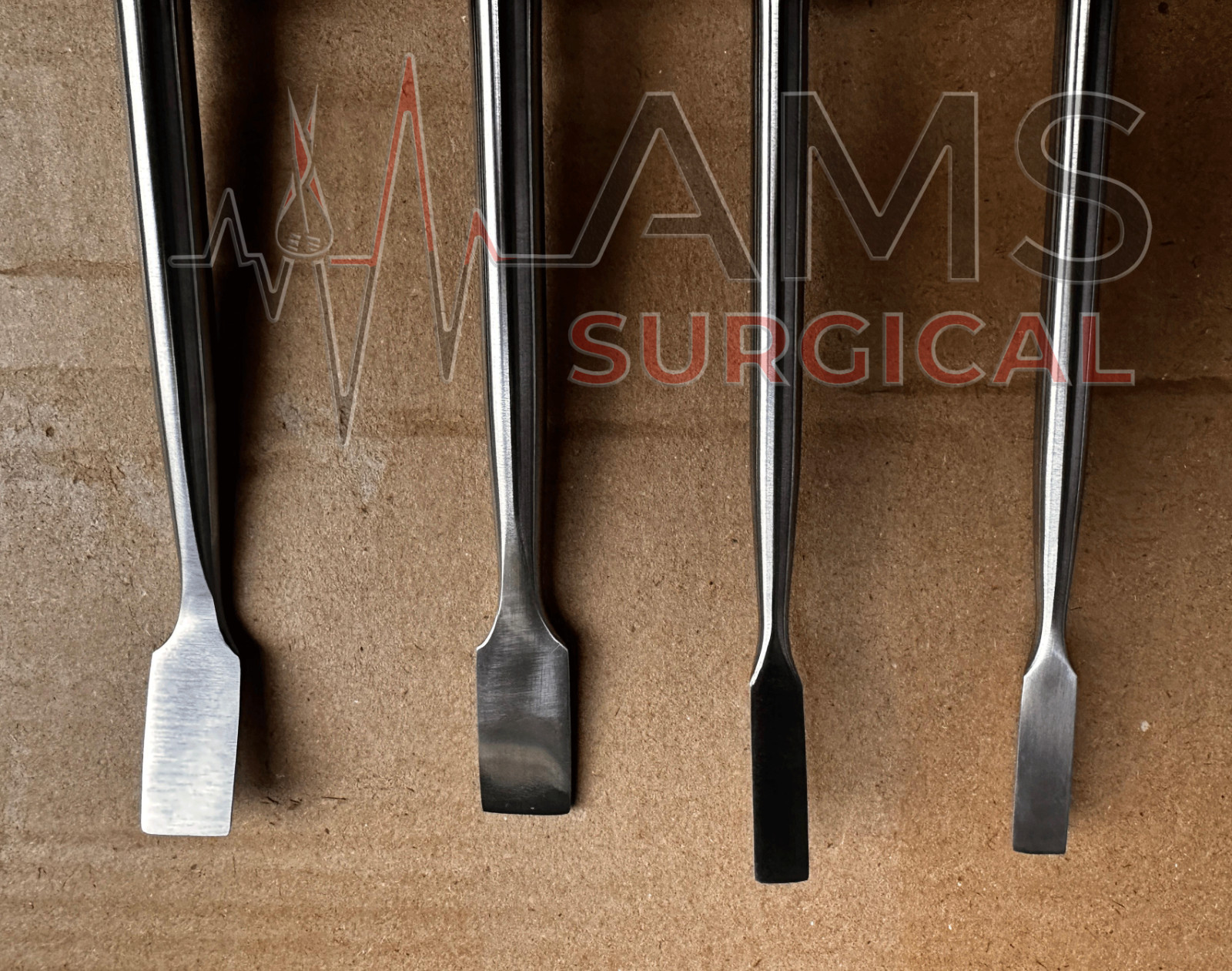 Professional Periosteal Elevator Curved With Fiber Handle 4 PCS Set