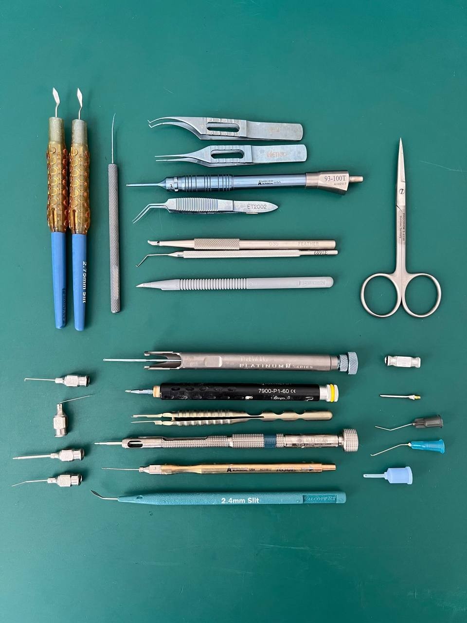 Lot ophtalmology instruments, Cataract Surgical Instruments with case,Ophthalmic