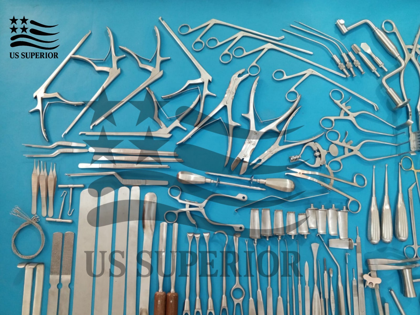 Basic Craniotomy & Laminectomy Surgical Orthopedic Spinal Instruments 78 pcs set
