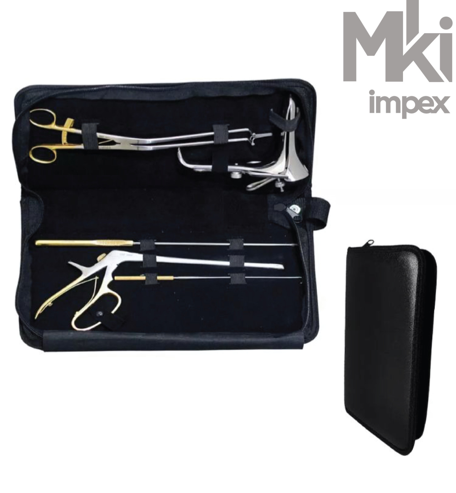Colposcope Instrument Set Colposcopy Gynecology kit with Zipper bag