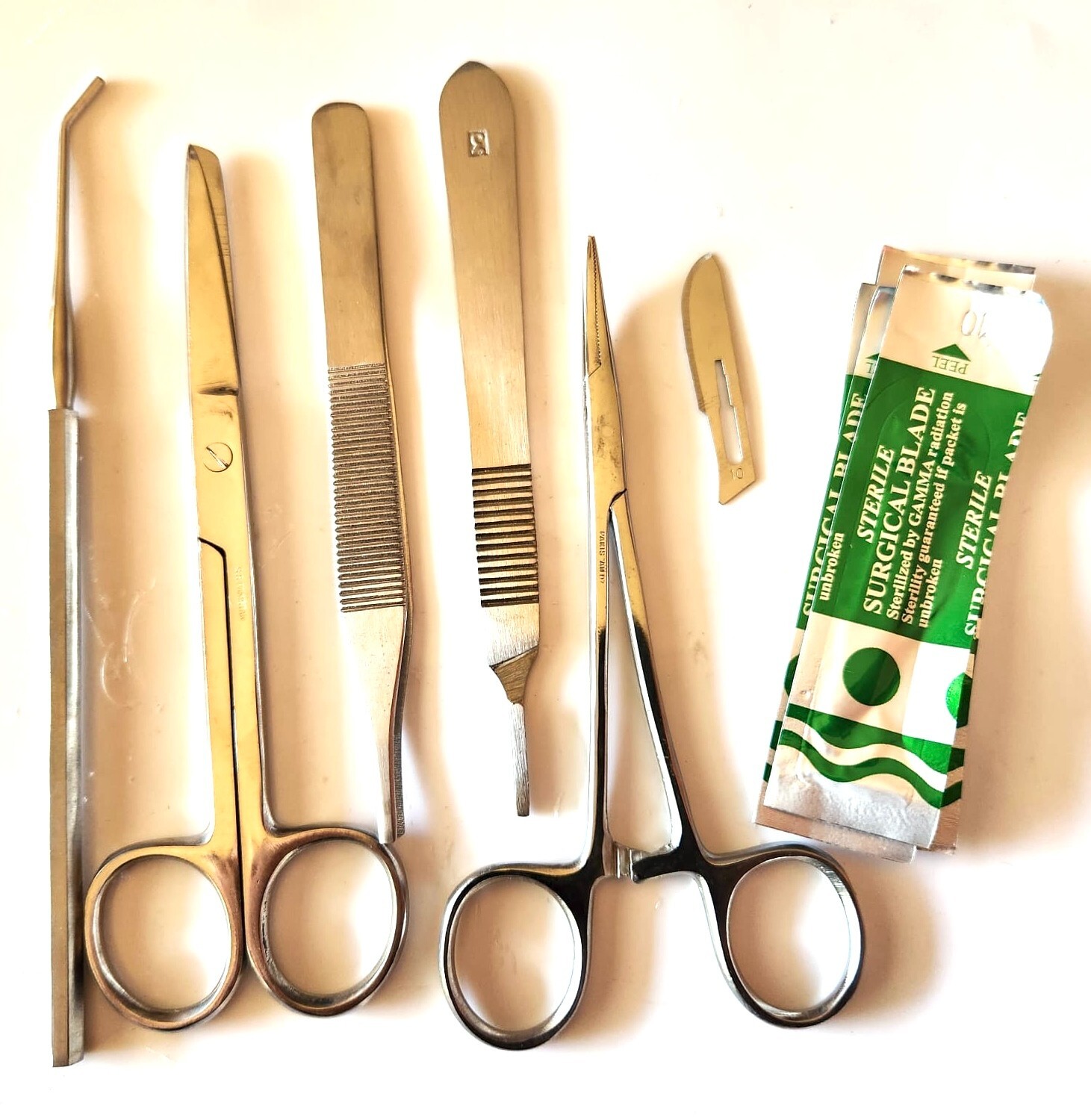 Veterinary Dissecting Kit Surgical Instruments Stainless Steel German Grade