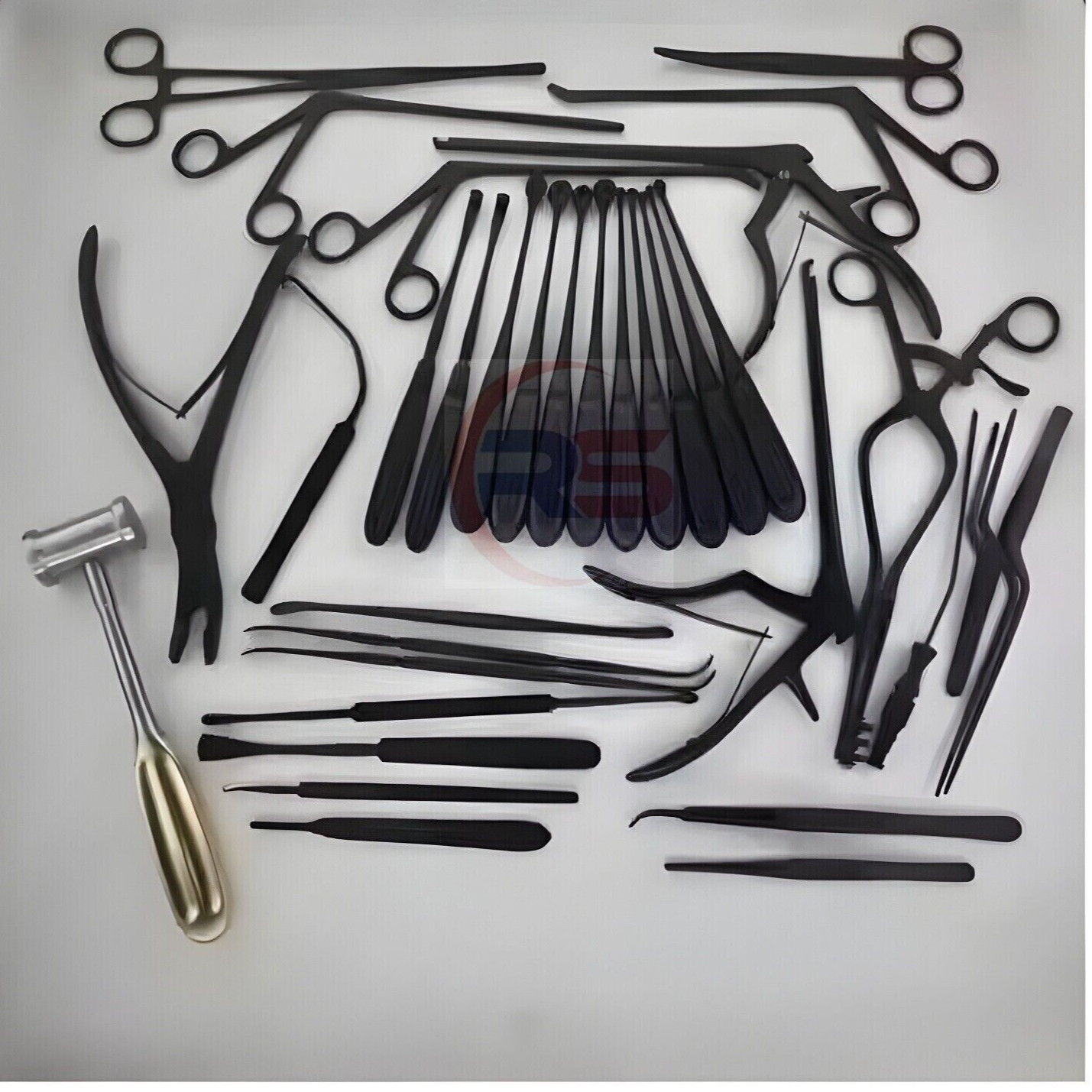 Laminectomy Instrument Set Of 35 Pcs Black Coated Premium Quality Orthopedic