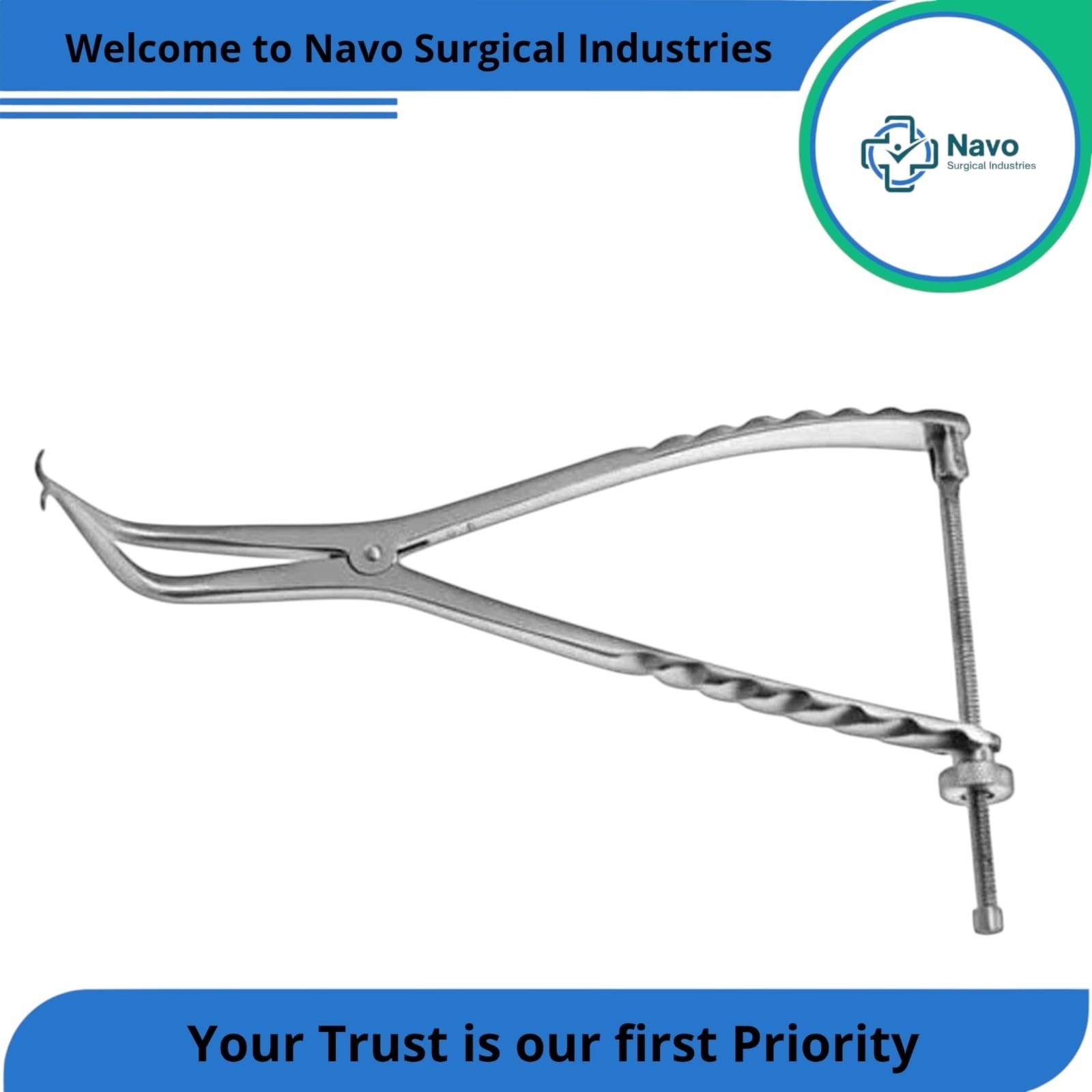 Stifle Distractor With Spinlock Small 13cm For Joints Orthopedic Instruments