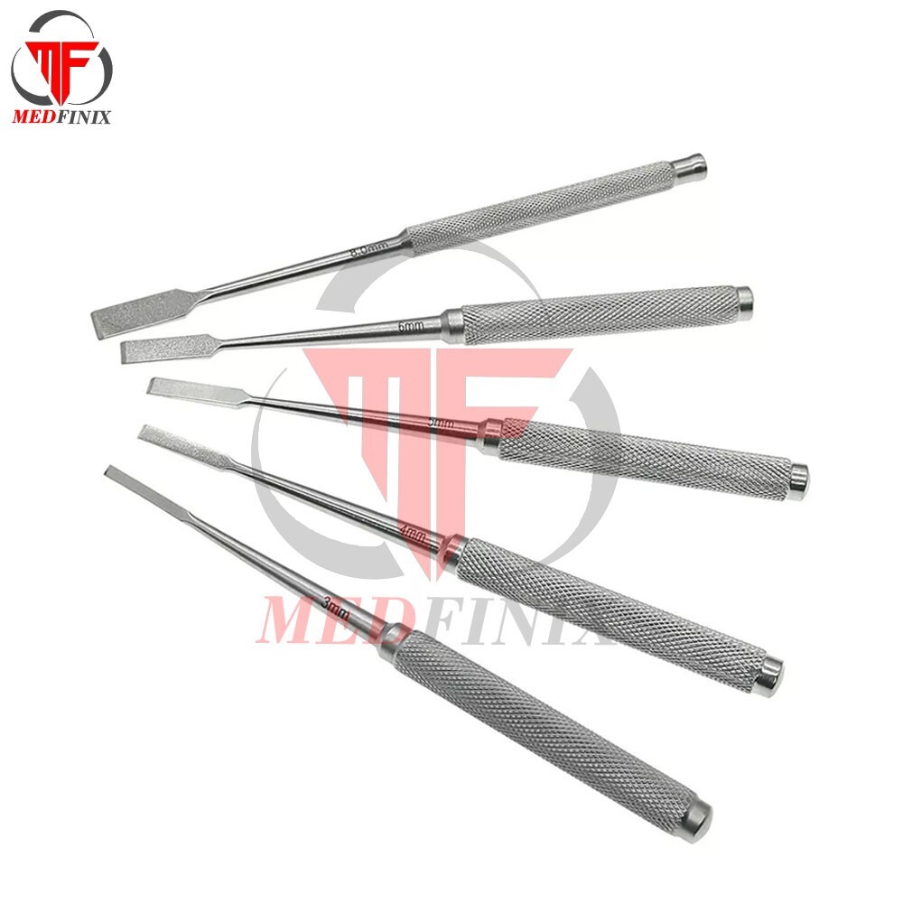 Bone Osteotomes set Stainless Steel Veterinary Orthopedics Instruments