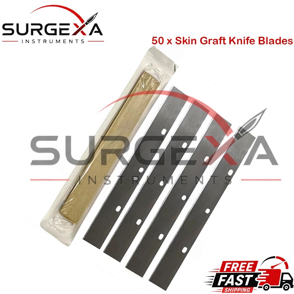 50pcs Skin Graft Knife Blade Dermatome HUMBY & WATSON Surgical Instruments