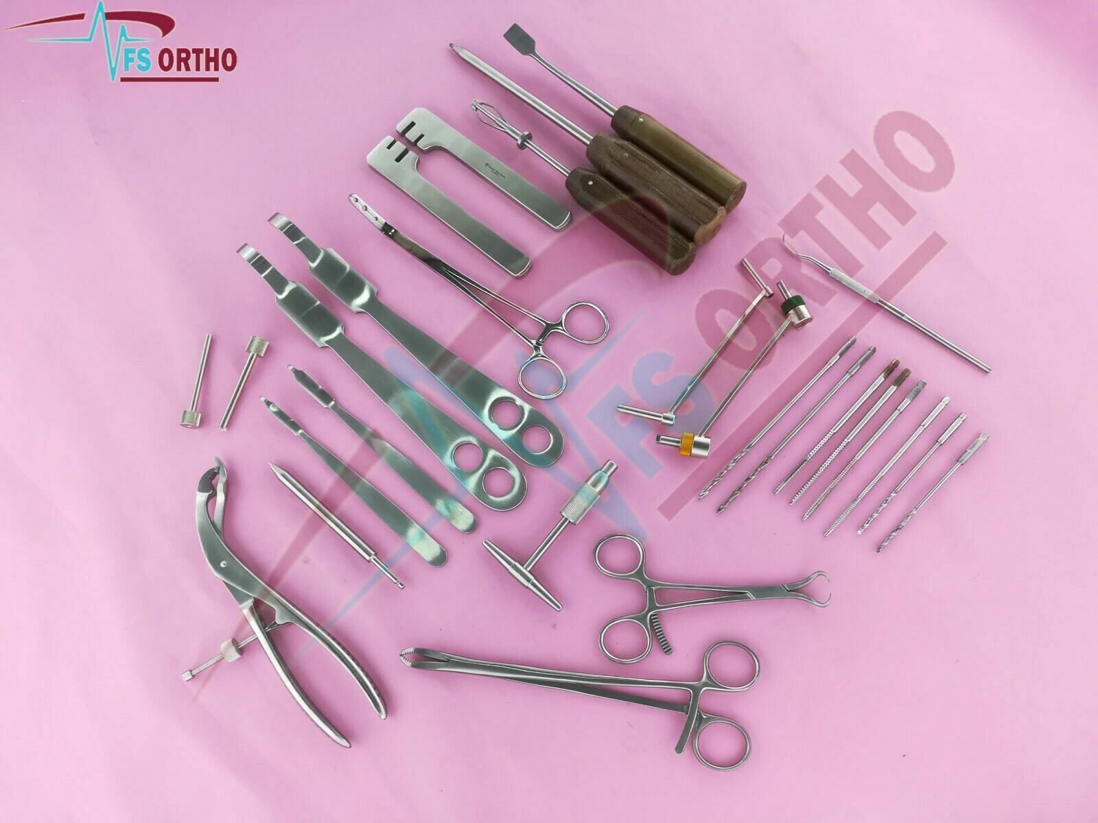 Small Fragment Instruments Orthopedic Surgical Instruments 30 Pcs Set