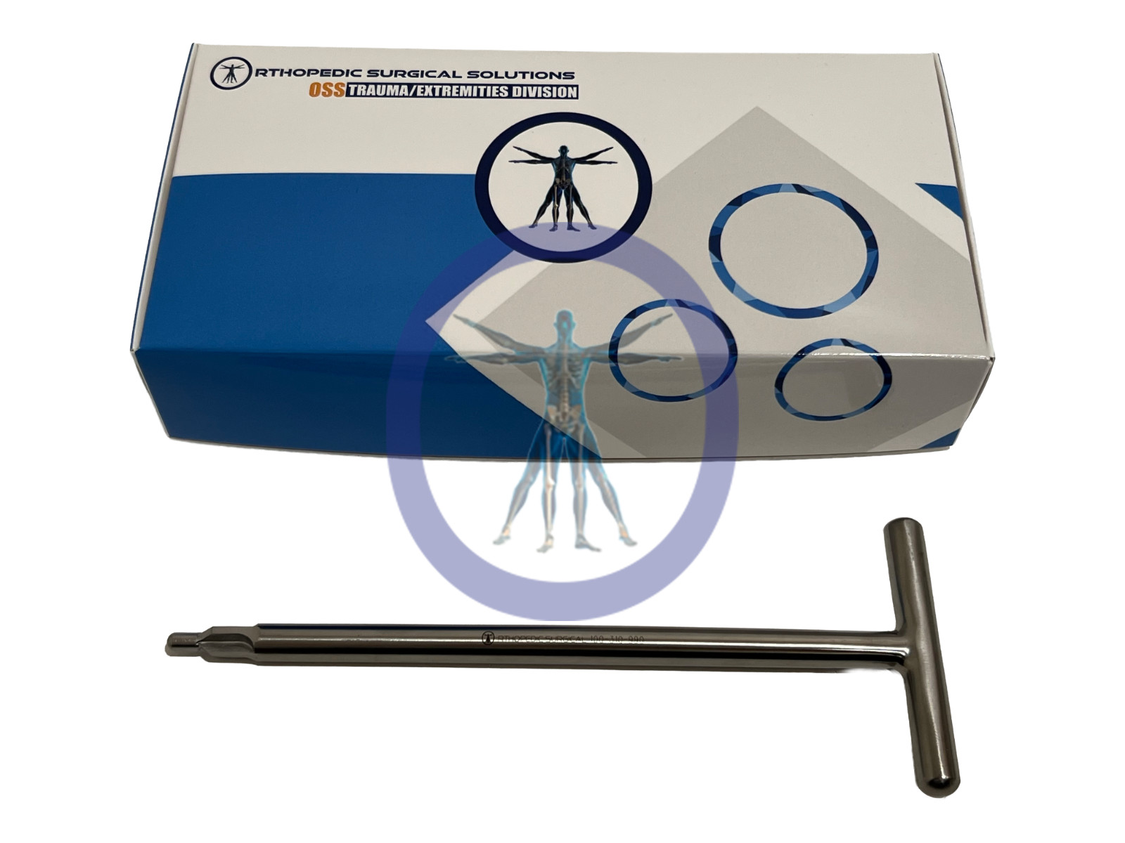 Orthopedic Surgical Large T-Handle Countersink 7”, 4.5mm/6.5mm 4.3mm Tip *NEW*