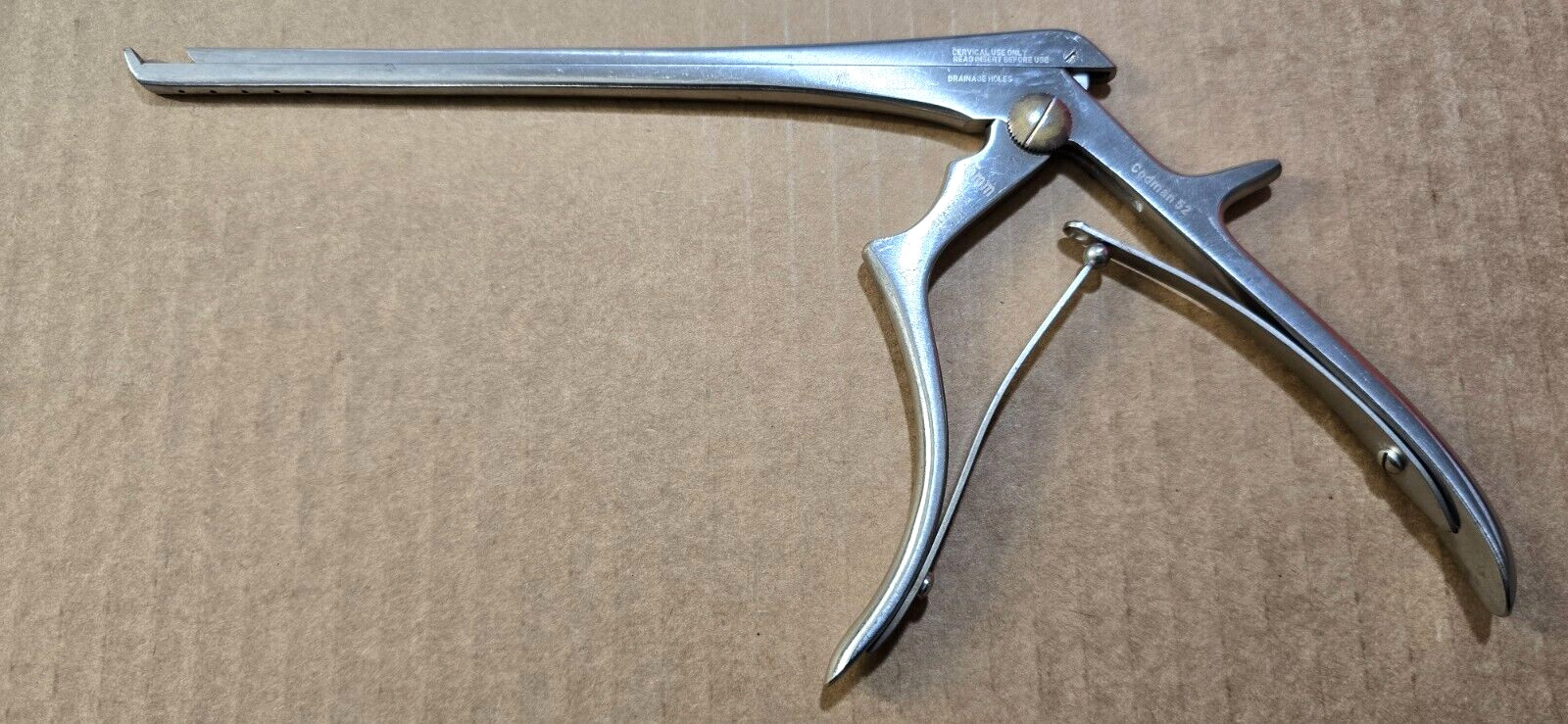 Codman Surgical Kerrison Rongeur 5mm 40 Degree 7″ Shaft W- Drainage Holes