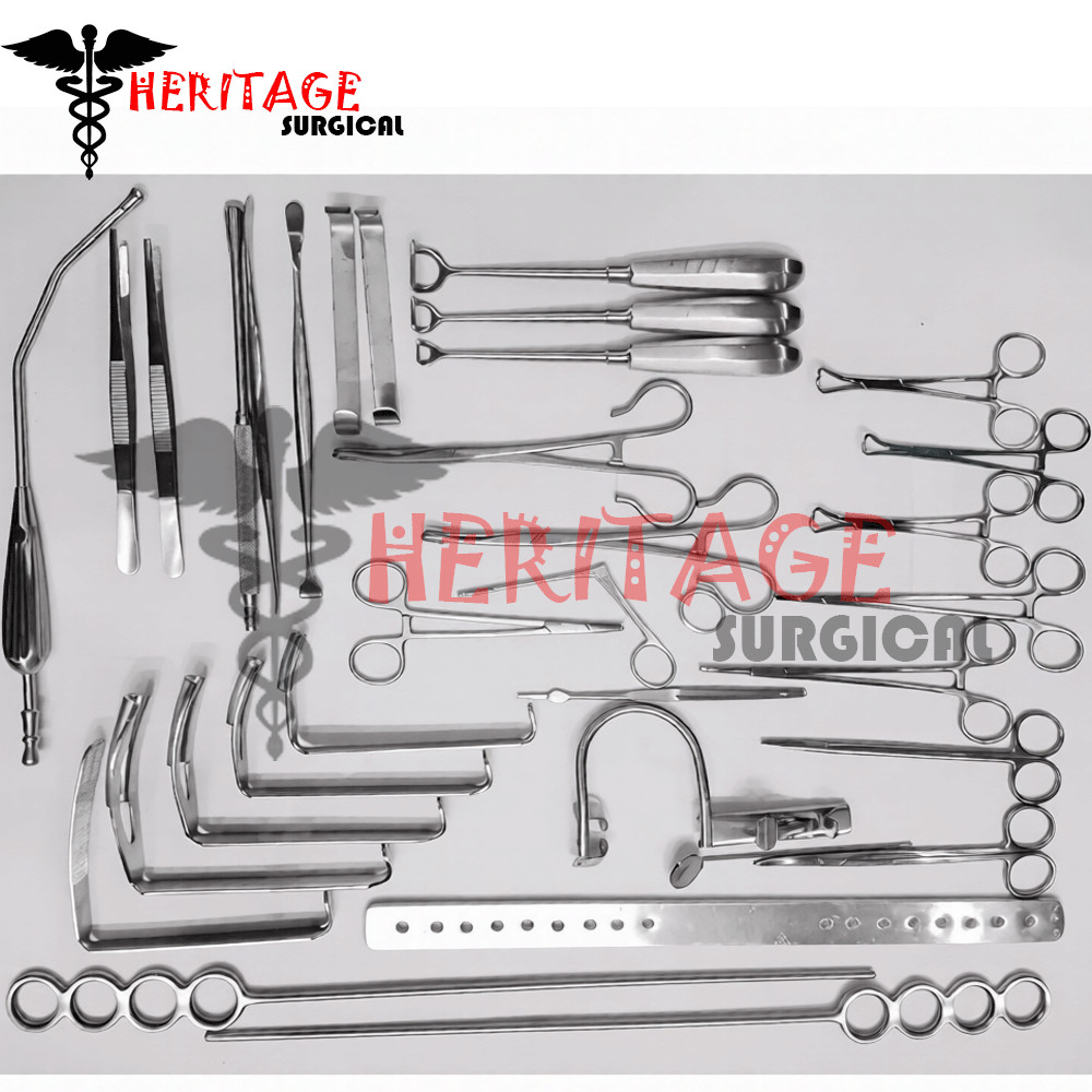 TONSILLECTOMY & ADENOIDECTOMY 26pcs ENT Instruments Set