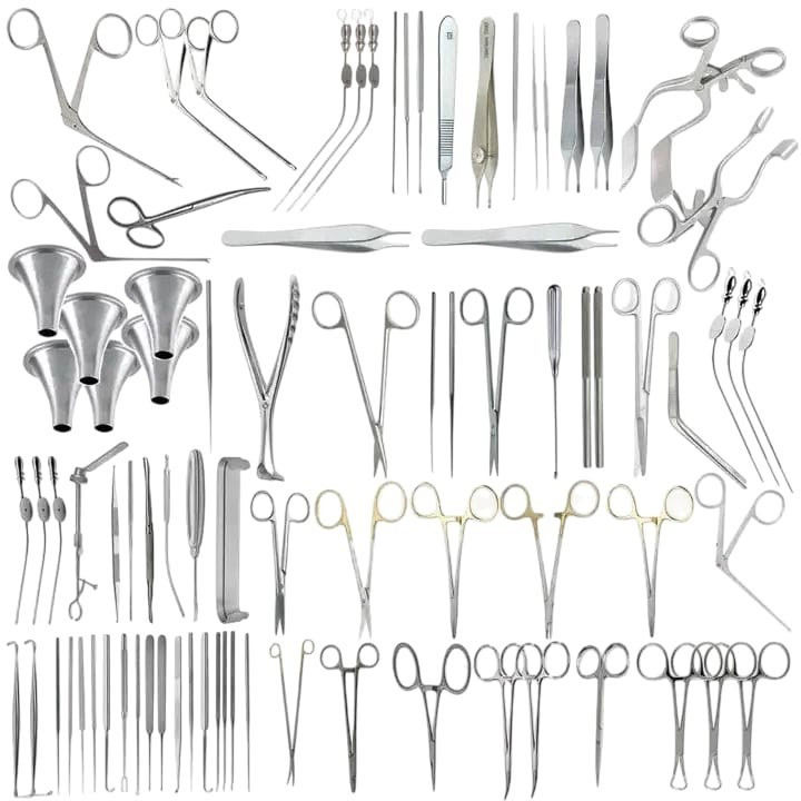 ENT Tympanoplasty Instruments for Micro Ear Surgery Instruments 101 PCs Set