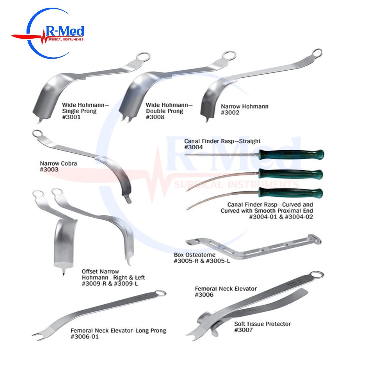 Unger Anterior Total Hip Retractor Instruments Set