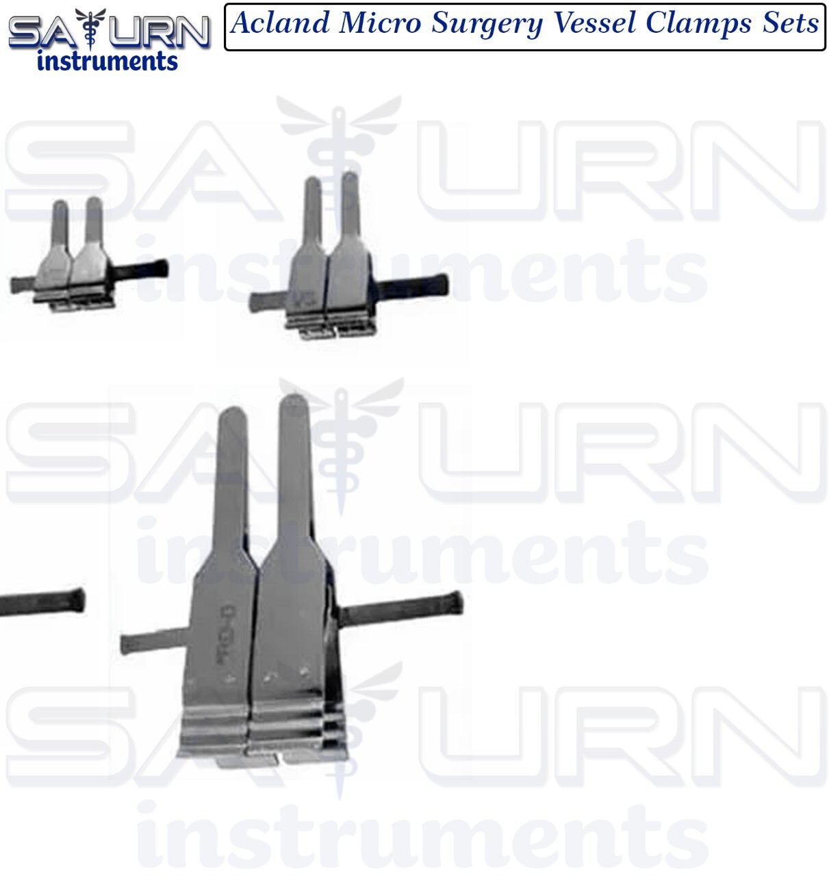 Acland Micro Surgery Vessel Clamps Sets For Plastic Surgery & Neurosurgery