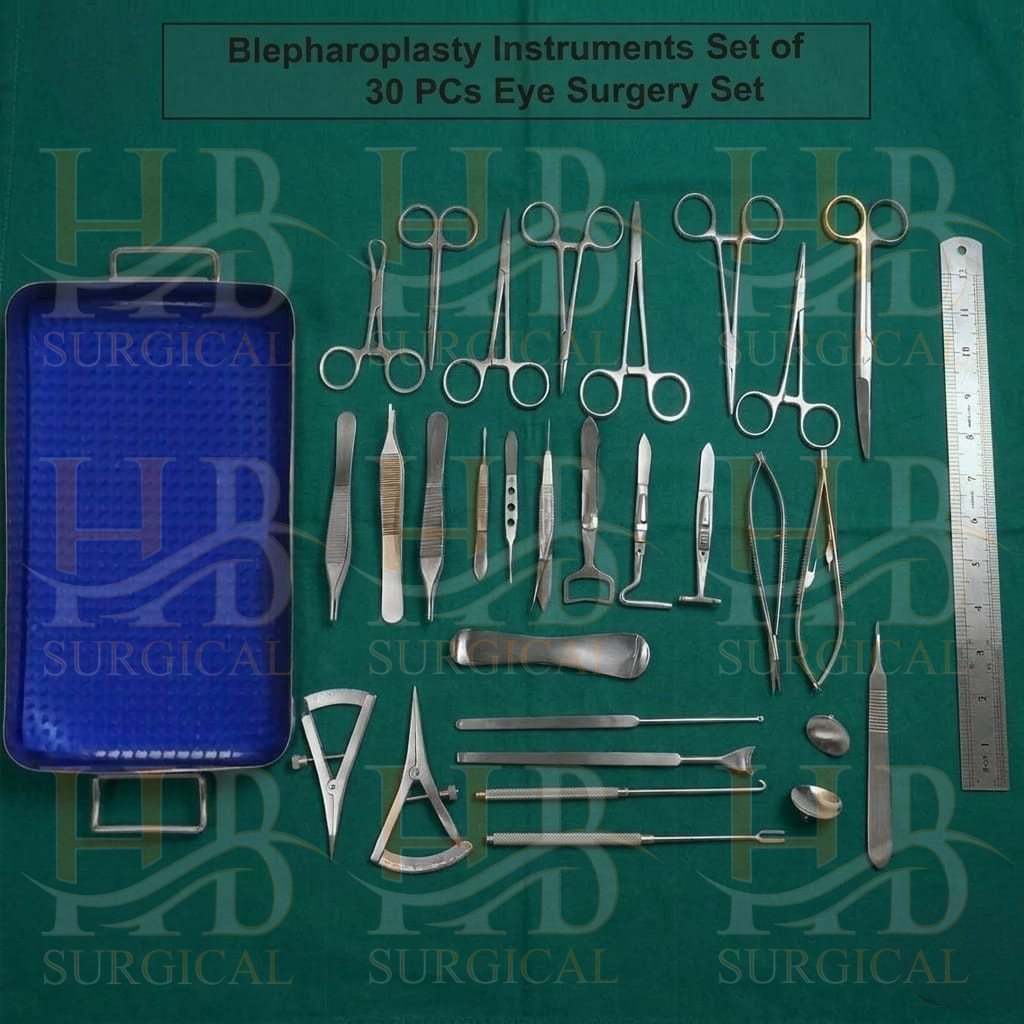Blepharoplasty Instruments 30 Pcs Set Plastic Surgery Set High Quality