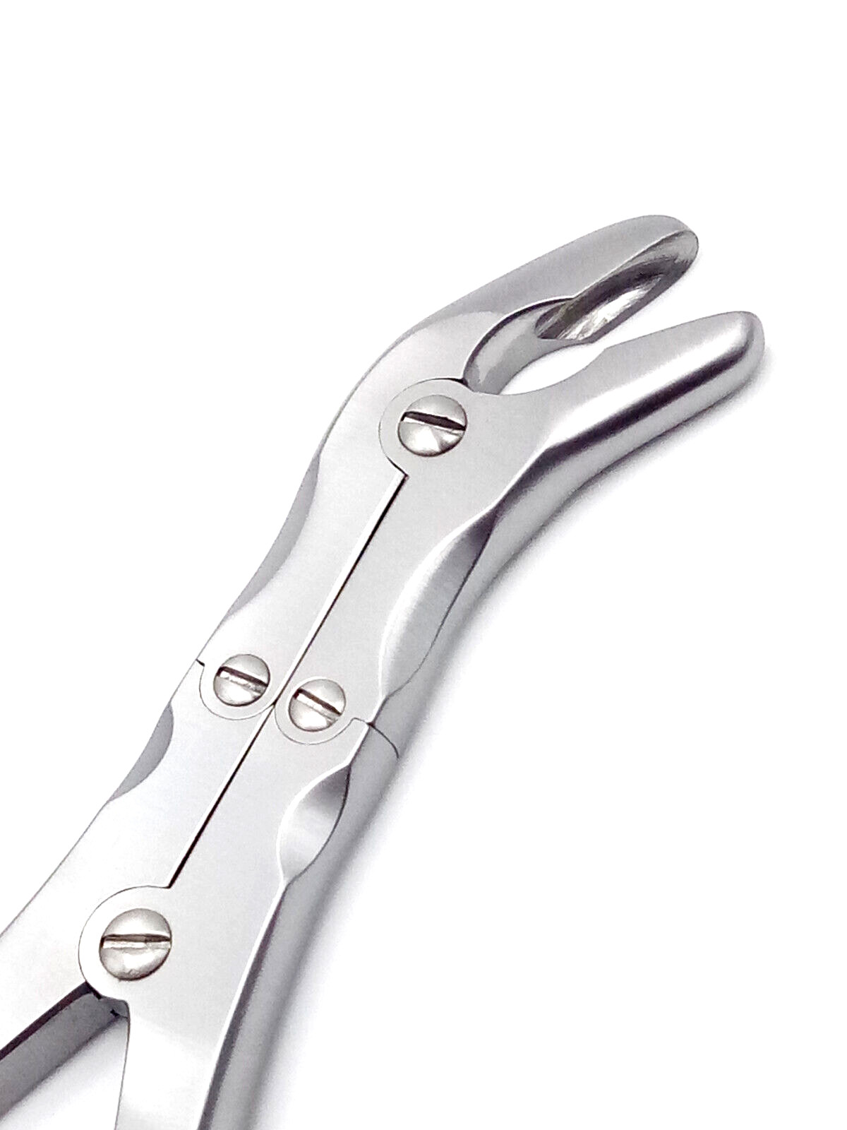 2 Echlin Duckbill Bone Rongeur 22.5cm Bite 8mm STR & CUR Orthopedic Instruments