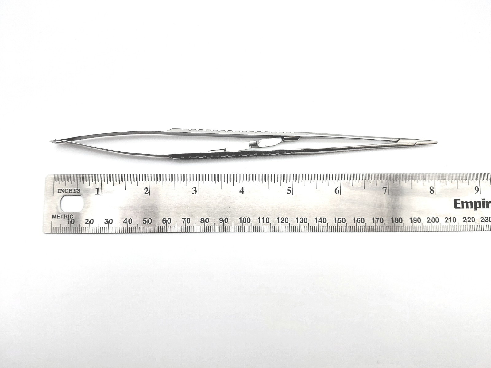 Scanlan 6006-100 Jacobson Micro Needle Holder Diamond Dust Jaws 8″