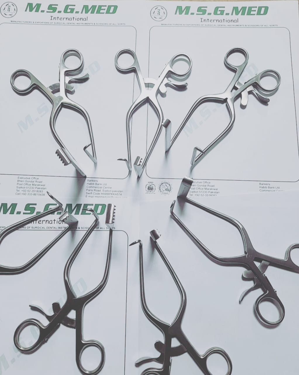 Laminectomy Meyerding Self-Retaining Retractors 18cm R/L Stainless Steel 2PC Set