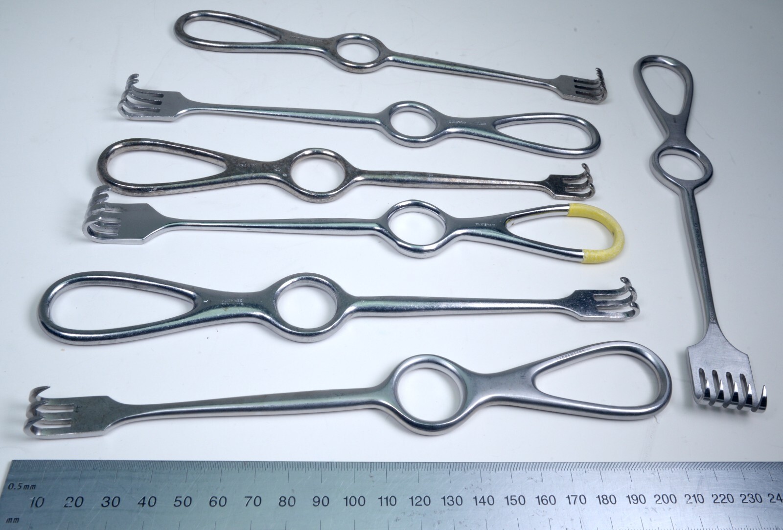 7x Volkmann Retractors 8¾” Stainless Steel Surgical Lawton Konig Jarit
