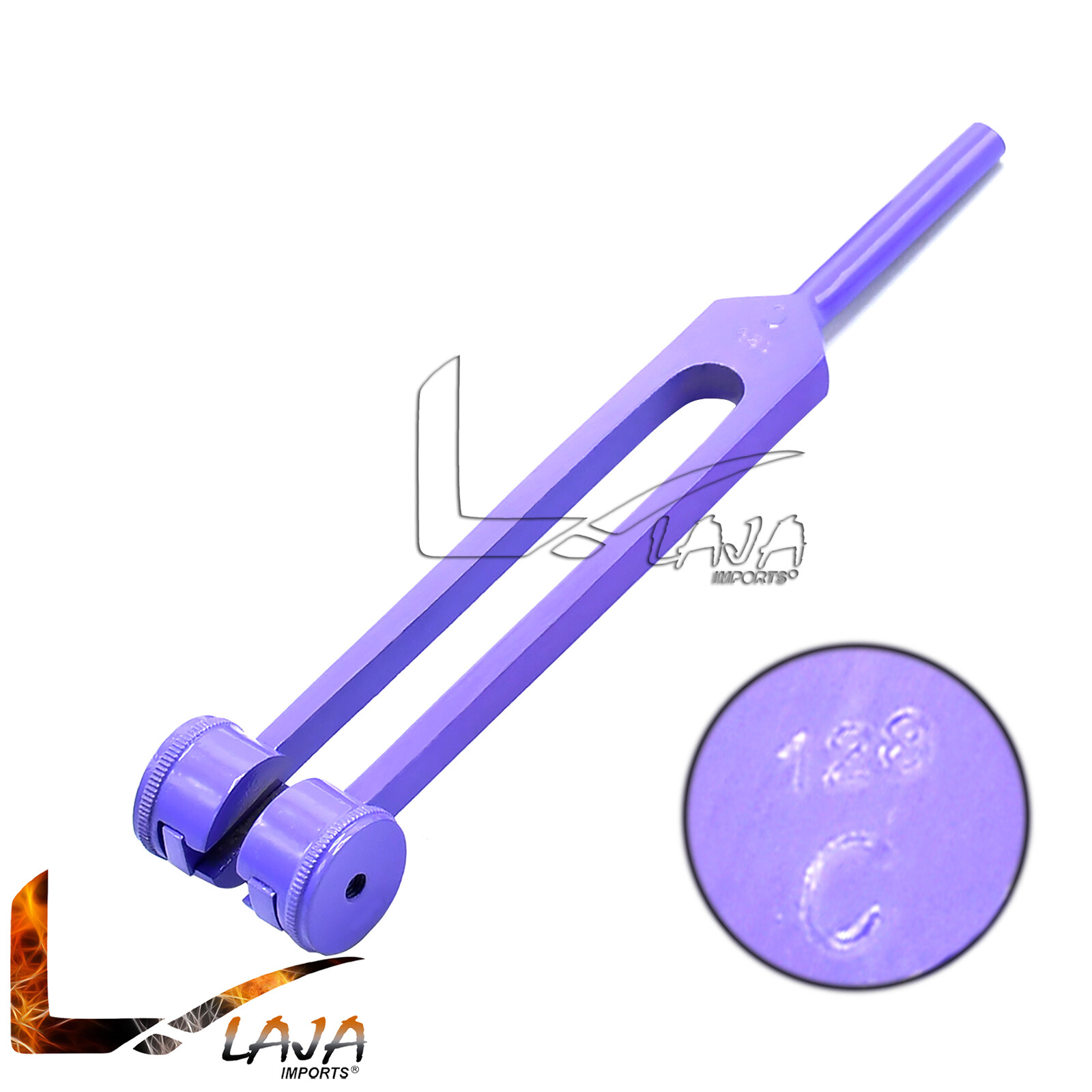 Tuning Fork Purple Coated C 128 Surgical Medical Instruments
