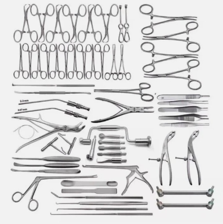 NeuroSurgery Instruments Set Of 151PCS German Stainless Steel Surgical