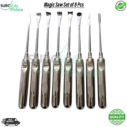 Magic Saw Set of 8 Pcs Preservation Rhinoplasty Plus Tastan Micro Nasal Saw Set