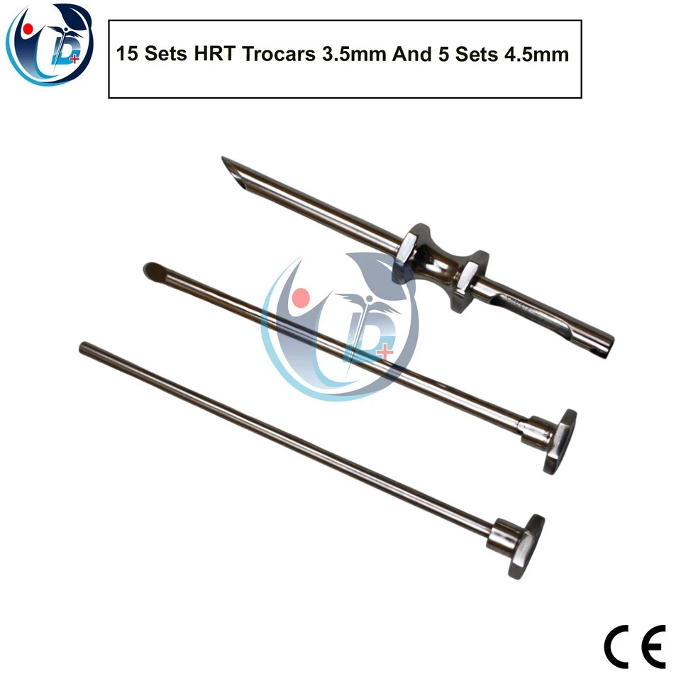 15 Sets HRT Trocars 3.5mm And 5 Sets 4.5mm High Quality