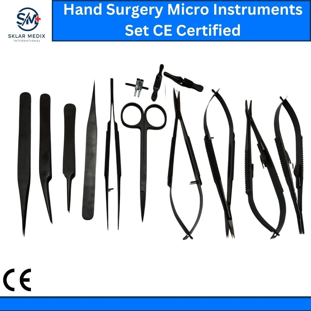 Hand Surgery Basic Set Micro Surgical Instrument CE Stainless steel + Free box
