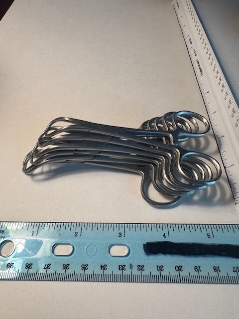 Towel Clips/Clamps 4 inch, surgical stainless steel, (Set of 6)