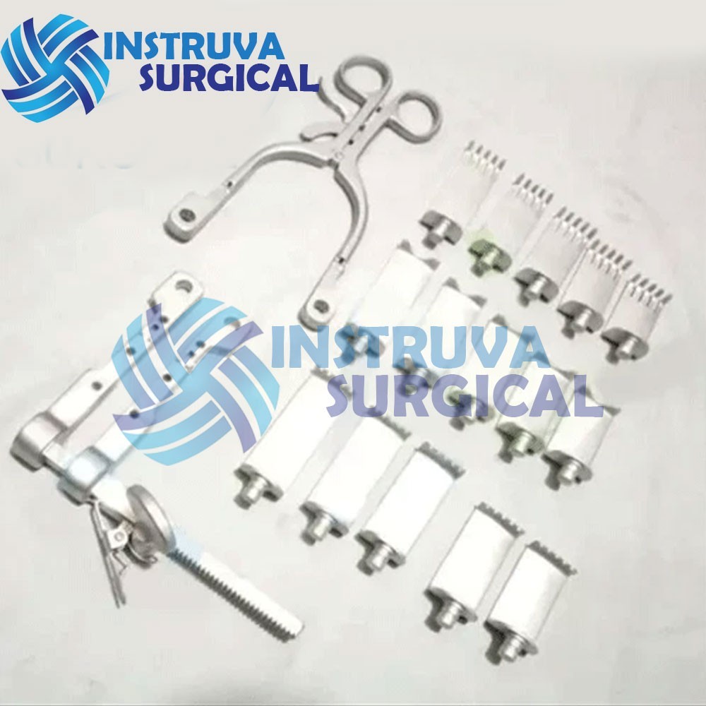 Caspar Cervical Neuro spine Retractor Complete instruments Set Orthopedic