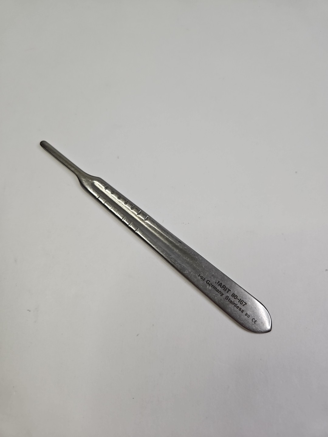 Jarit 110-167 Knife Handle, #4, w/ Scale, 5-3/8″