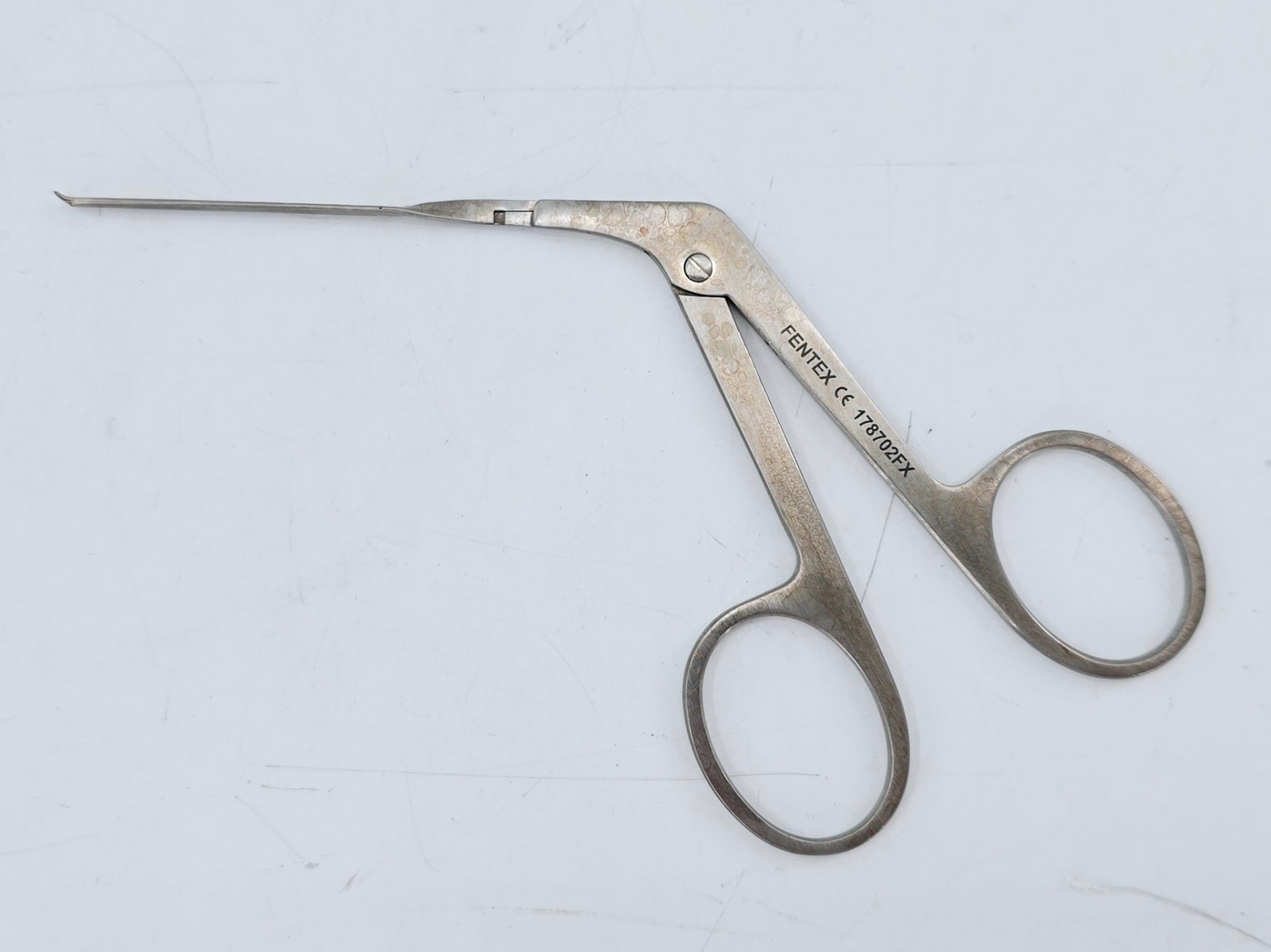 Fentex 178702FX Crurotomy Scissors Micro Cruved Right 1.5mm Blades ENT 5-1/8″