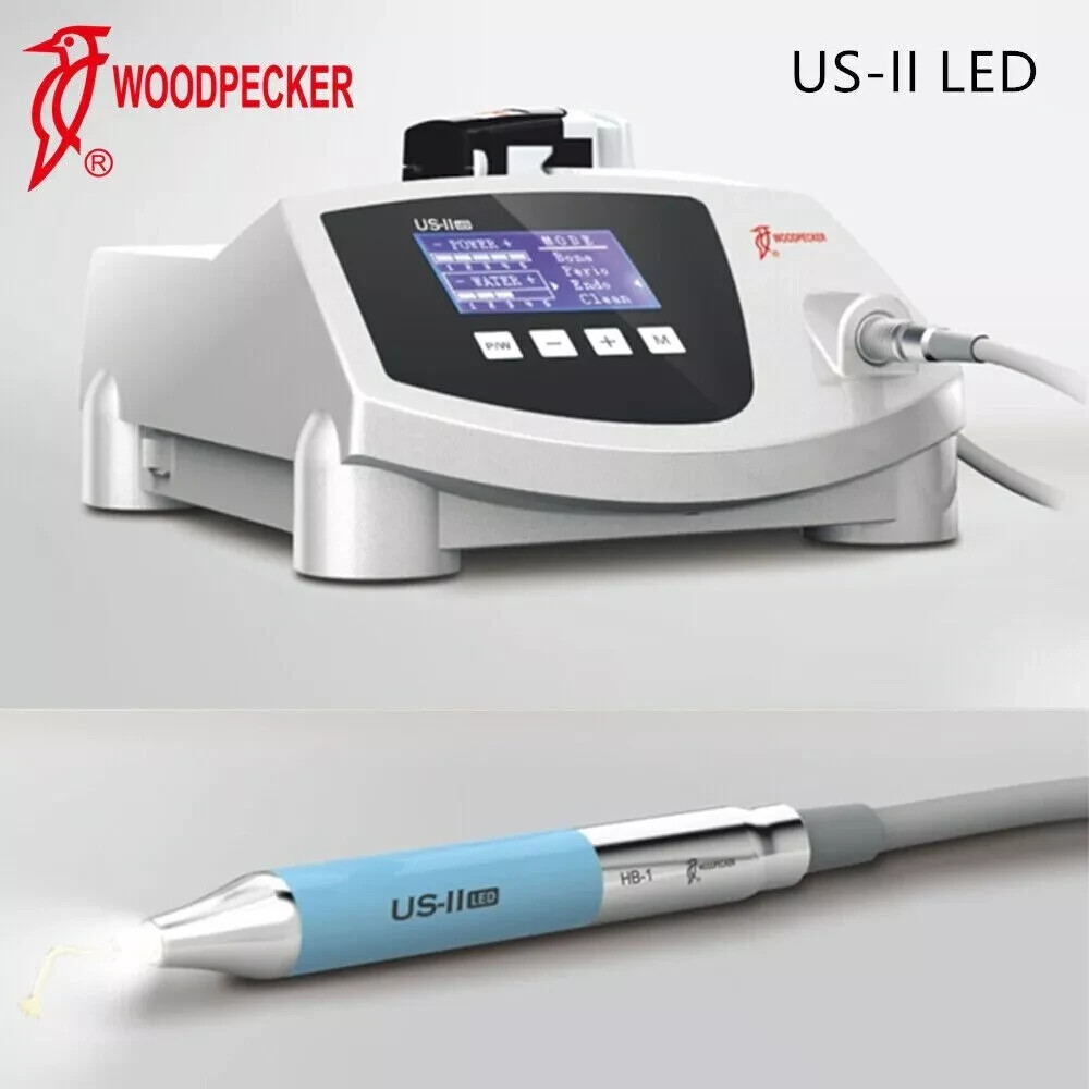 Woodpecker US-II LED Piezo Bone Surgery with 2 Handpiece, Tips 1 Year Warranty