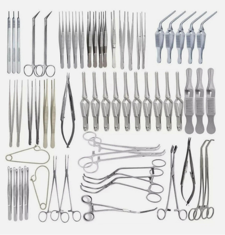 Major Vascular Surgery Specialty Surgical Instrument Set of 61 Pcs