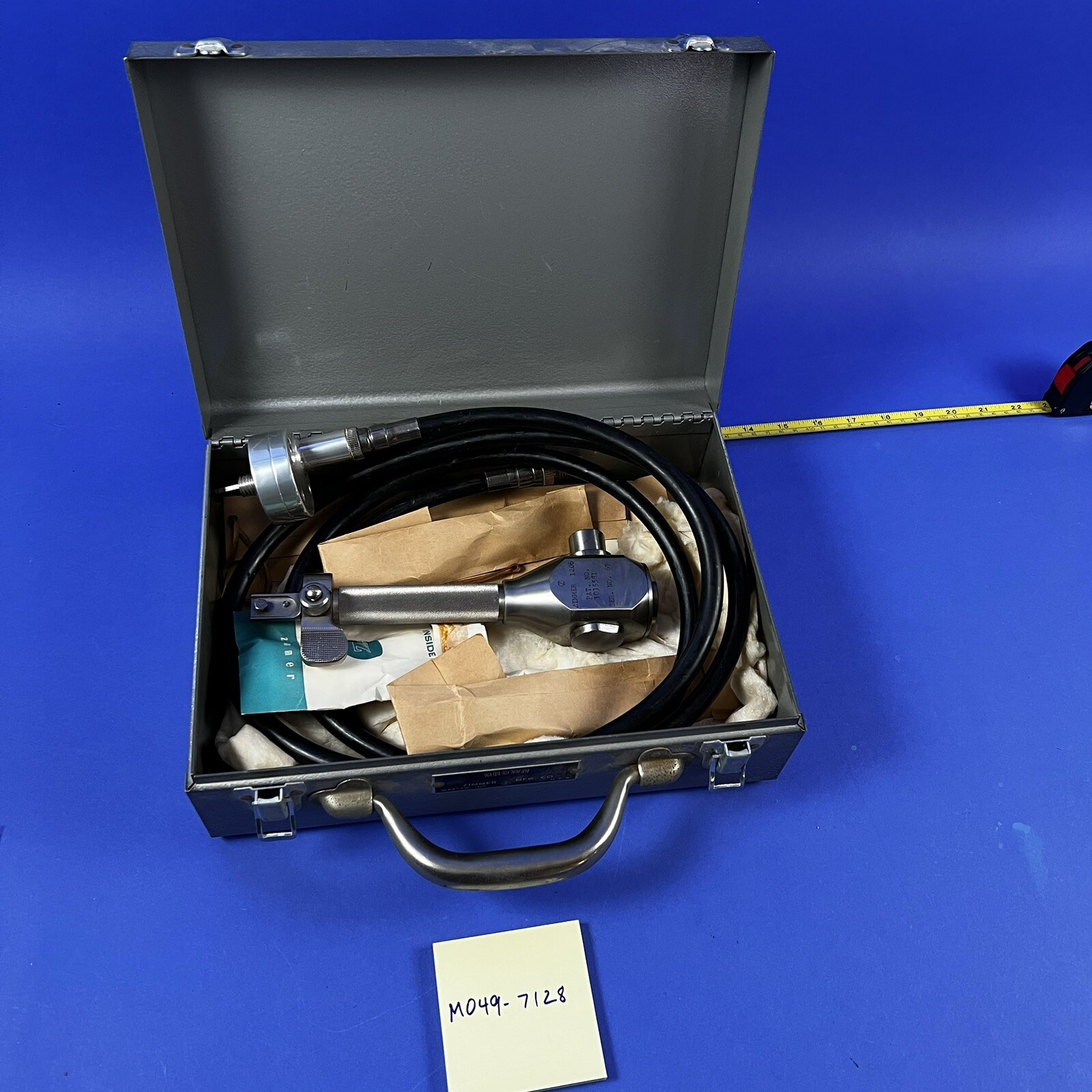 Zimmer 1206 Vintage Power Driven Surgical Knife with Attachments and Case