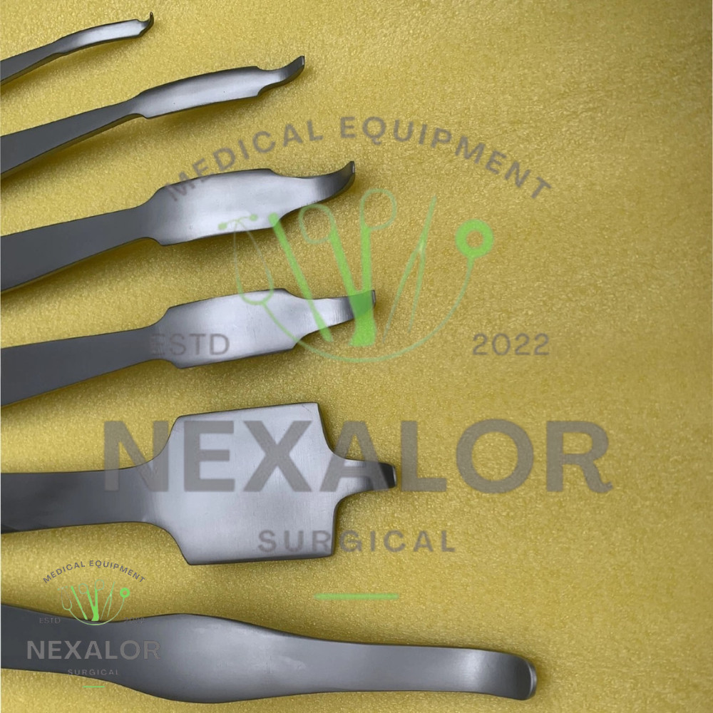 7 Hohmann Retractor Set, German Stainless Steel Surgical, Orthopedic Instruments