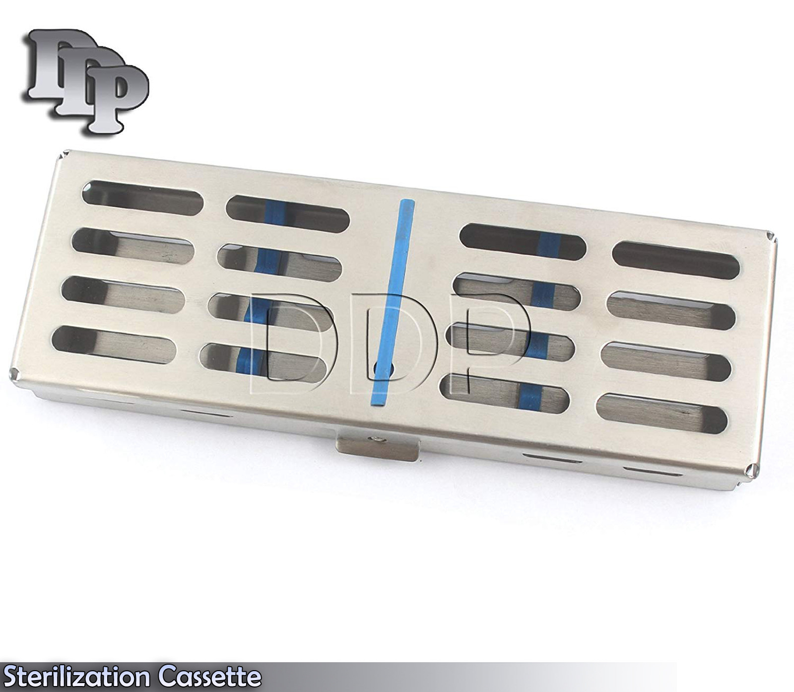 GERMAN Dental Sterilization Cassette Rack Tray Box For 5 Surgical Instruments