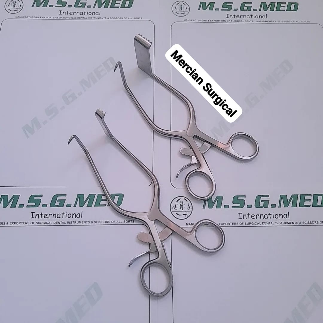 Laminectomy Meyerding Self-Retaining Retractors 18cm R/L Stainless Steel 2PC Set