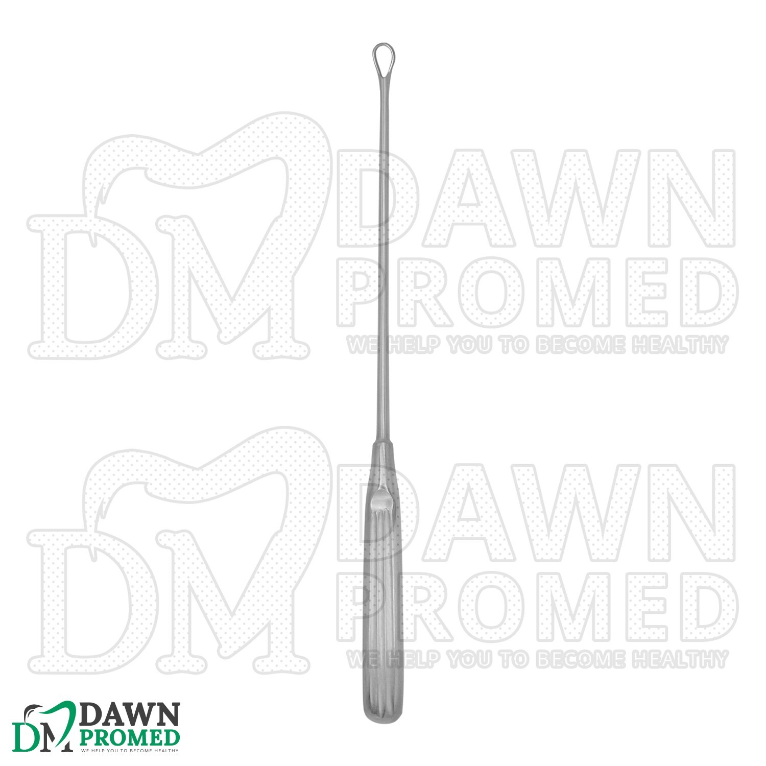 Thomas Uterine Curette 11″ Blunt Blade Size # 1 OB/GYN Instruments German Grade