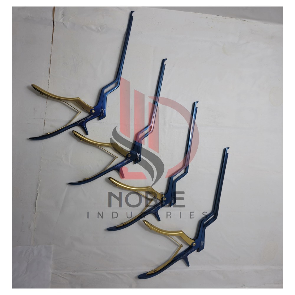 Kerrison Bayonet Bone Spine Rongeur, Surgical Orthopedic Instruments Set of 4 pc