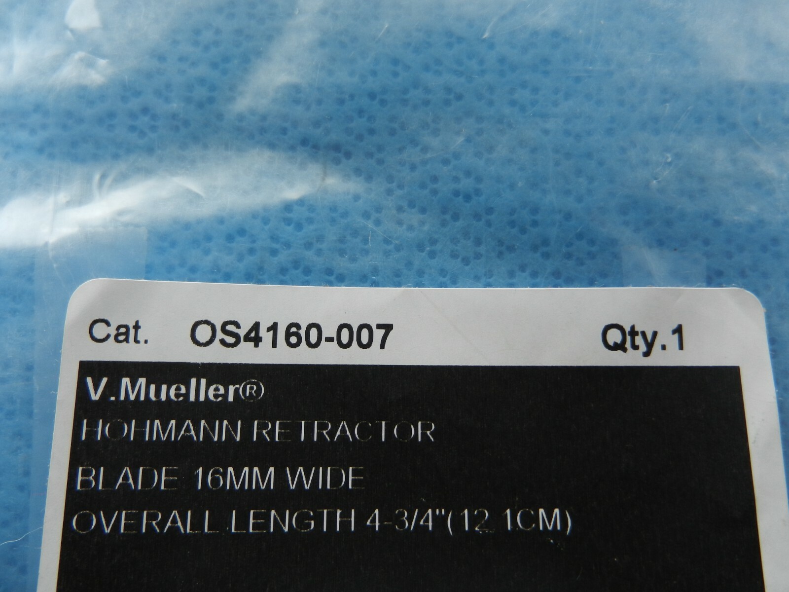 D2794 V. Mueller Surgical 16mm Hohmann Retractor OS4160-007 NEW!