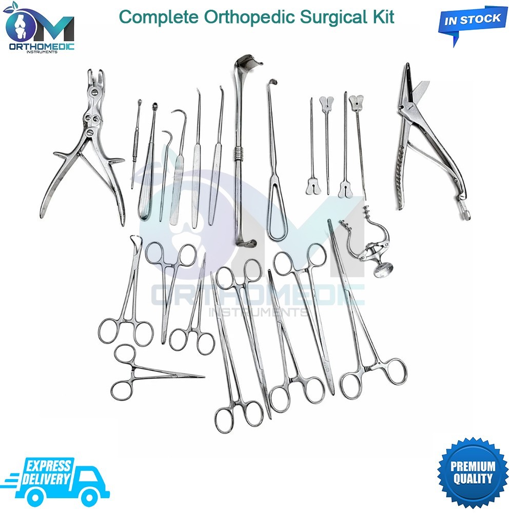 Complete Orthopedic Surgical Kit – 24 PCS Professional Instrument Set